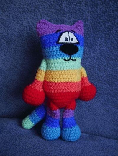 Маленькие радужные котята