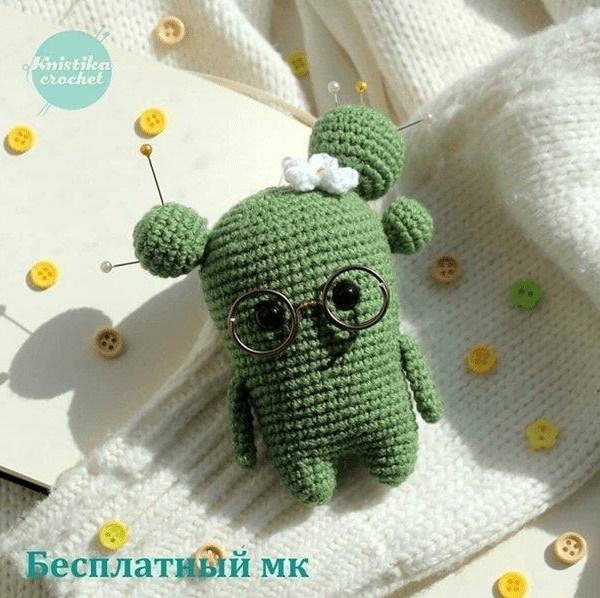 Вязаный кактус