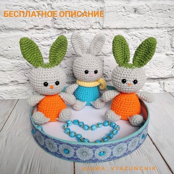 МОРКОВНЫЙ ЗАЙЧИШКА🥕 - Бесплатное описание
