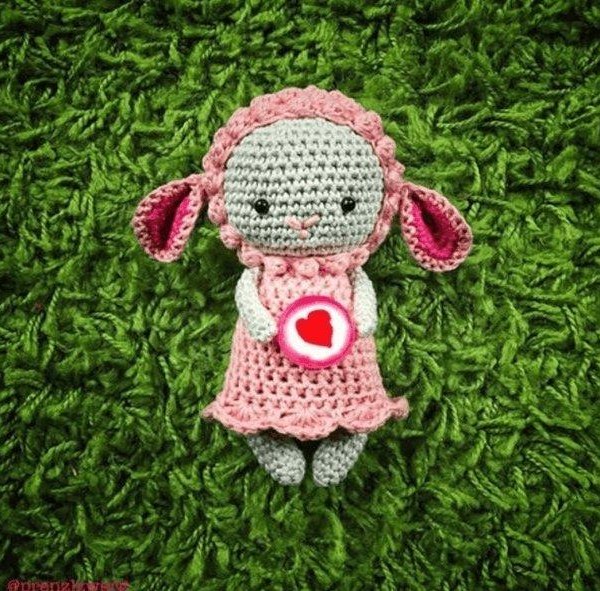Овечка из мира амигуруми!!
