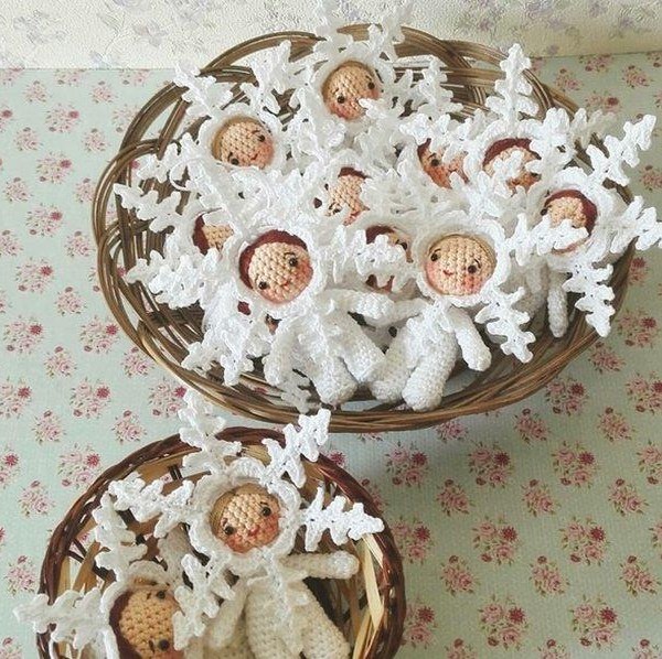 Снежинки на ёлочку