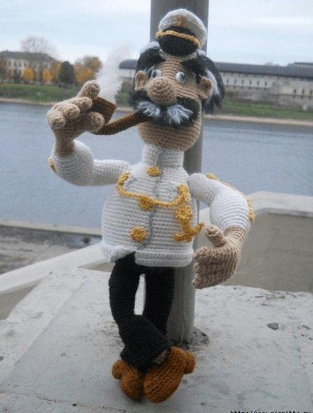 Вязаный Капитан Врунгель